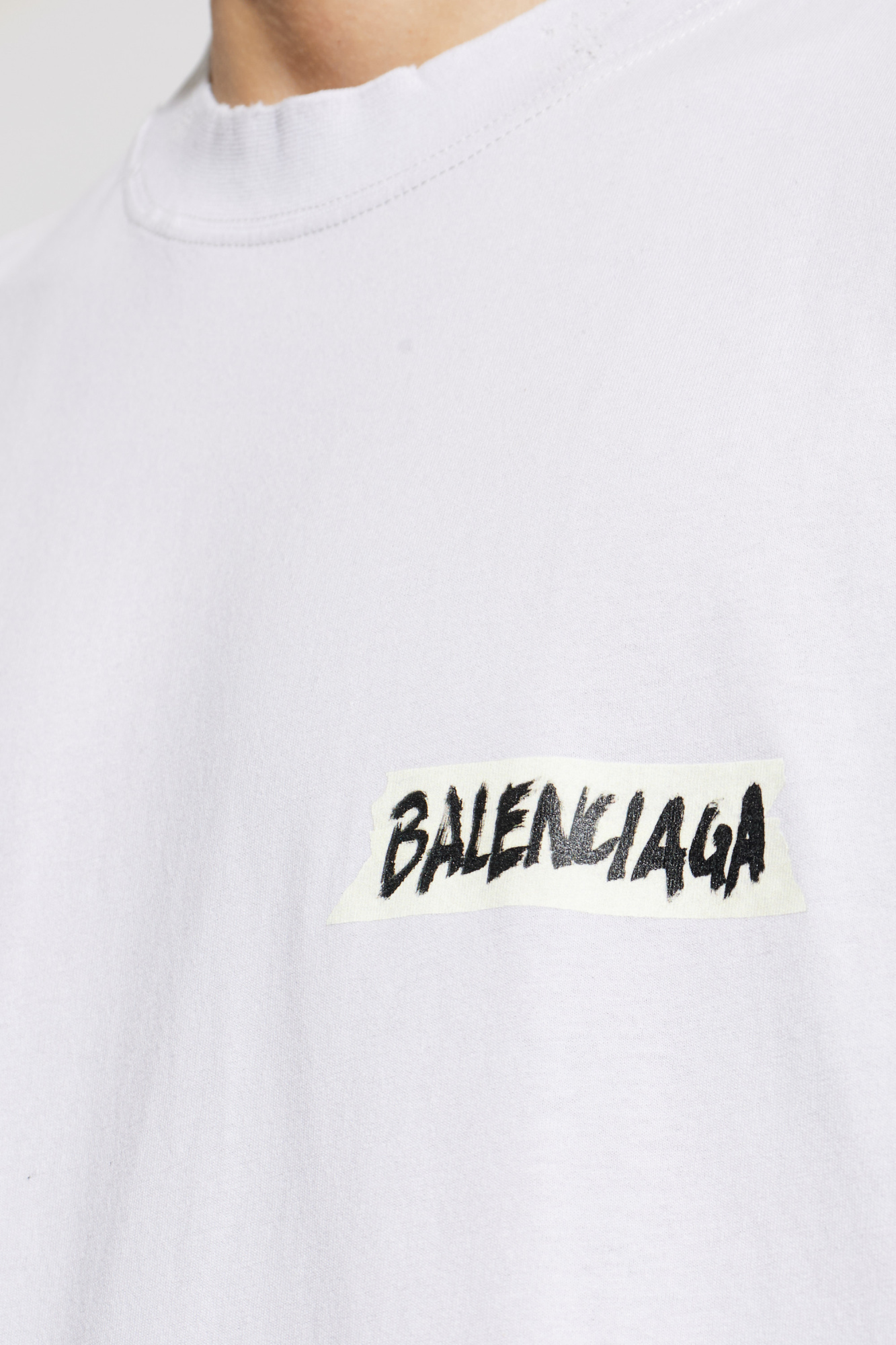 Cinza T-shirt com efeito vintage Balenciaga - Vitkac Brazil